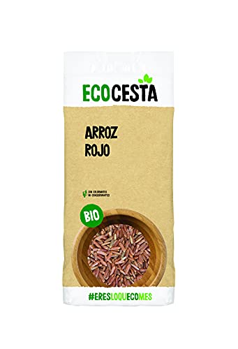 Ecocesta - Arroz Rojo EcolÃ³gico - 500 g - Apto para el Consumo Vegano - Ayuda a Mejorar el TrÃ¡nsito Intestinal - Propiedades Antioxidantes y Saciantes